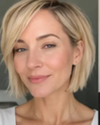Real Donor Hair silky straight styling inspiration