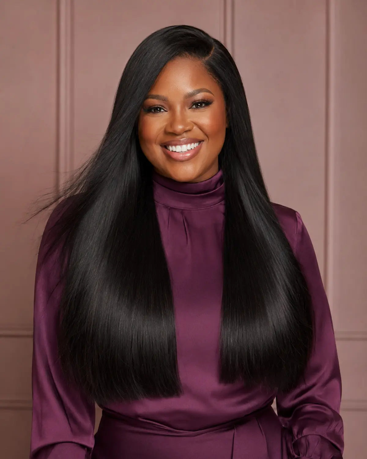 Straight Glueless Wig