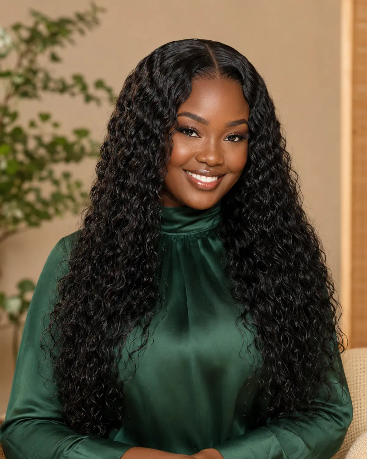 Water Wave Glueless Wig